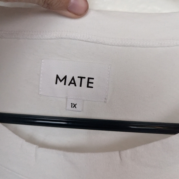 NWT Mate the label organic cotton classic tee white - Picture 3 of 4